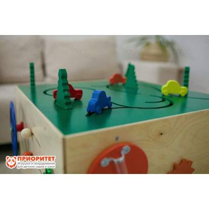 Большой бизикуб Дружная семья вид сверху