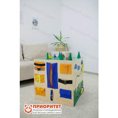 Большой бизикуб Дружная семья вид спереди