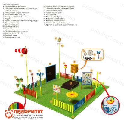 Метеорологическая площадка «Стандарт» (металлическая)