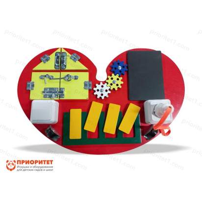 Бизиборд «Красное сердце»