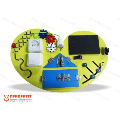 Бизиборд «Желтое сердце»