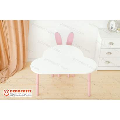 Стол Облачко белый для детей общий вид