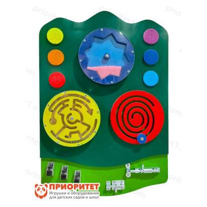 Тактильно-развивающая панель «Супер-крокодил» №2 лабиринты