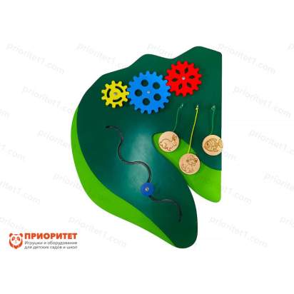 Тактильно-развивающая панель «Супер-крокодил» №2 шестеренки
