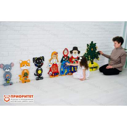 Набор бизибордов «Сказка Репка» общий вид