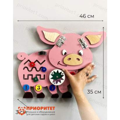 Бизиборд Смелый поросёнок 4_1