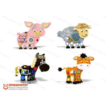 Набор бизибордов «Малыши на ферме»
