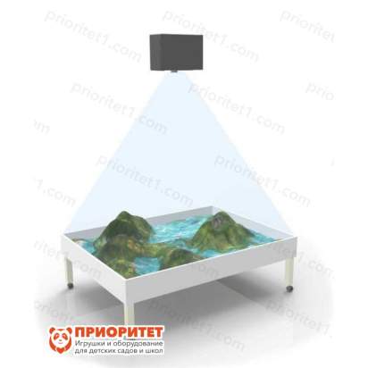 Интерактивная песочница Touch, интерактивный пляж, активные игры (Комплект 3 в 1)