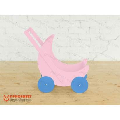kolyaska-katalka-moe-chudo-rozovaya-s-golubymi-kolesami