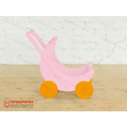 kolyaska-katalka-moe-chudo-rozovaya-s-oranzhevymi-kolesami