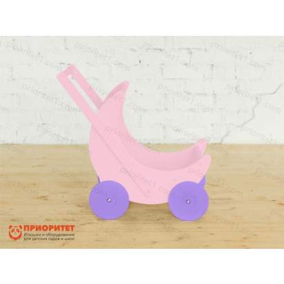 kolyaska-katalka-moe-chudo-rozovaya-s-sirenevymi-kolesami