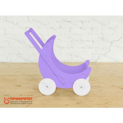 kolyaska-katalka-moe-chudo-sirenevaya-s-belymi-kolesami