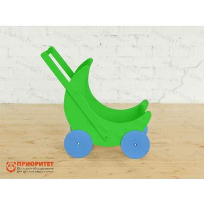 kolyaska-katalka-moe-chudo-zelenaya-s-golubymi-kolesami