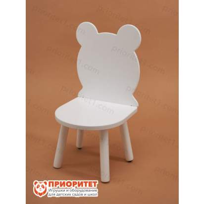 Стул «Мишка» белый-001