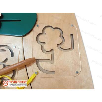 Тактильно-развивающая панель «Готовим руки к письму» с ручкой