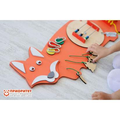 Бизиборд «Славная лисичка» для детей