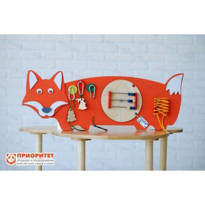 Бизиборд «Славная лисичка» общий вид