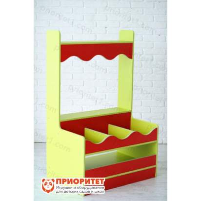 Детский игровой Магазин для детского сада вид сбоку