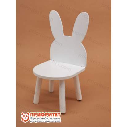 Стул «Зайчик» белый-001