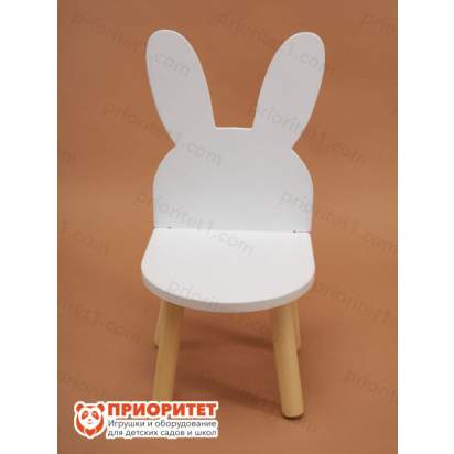 Стул «Зайчик» белый-003
