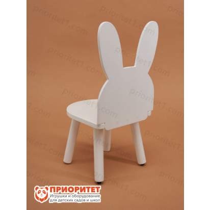 Стул «Зайчик» белый-005