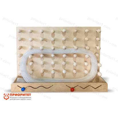 Тактильно-развивающая панель «Гибкий лабиринт» общий вид