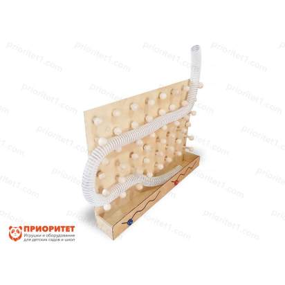 Тактильно-развивающая панель «Гибкий лабиринт» вид сбоку