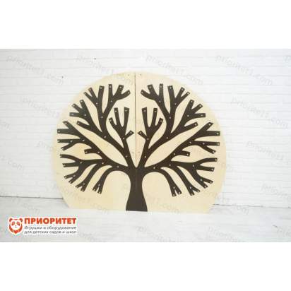 Развивающая панель для детей Времена года без листьев