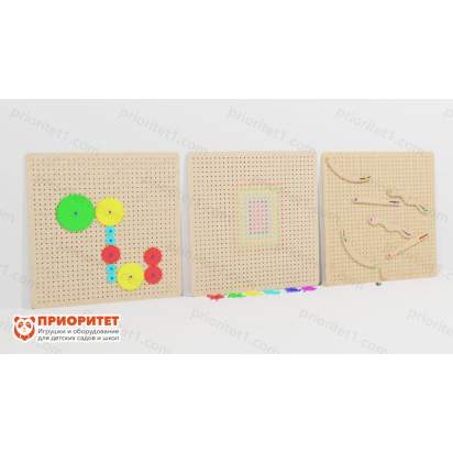 Набор тактильно-развивающих панелей Ценные игры