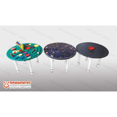 Набор из 3 круглых дидактических столов
