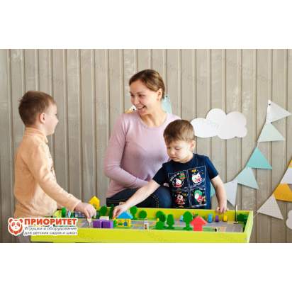 Игровой ландшафтный стол «Приоритет Плюс» для детского сада