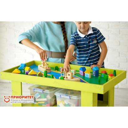 Ландшафтный стол Приоритет Плюс с корабликами