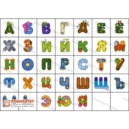 Поле для многофункционального стола Алфавит 105х75