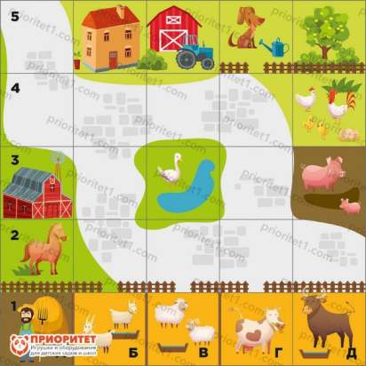 Поле для многофункционального стола ферма 75х75