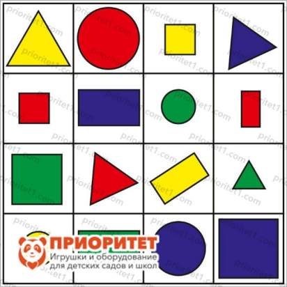 Поле для многофункционального столы геометрические фигуры 61х61