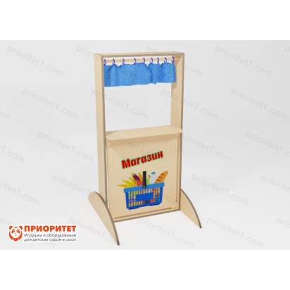 Тактильно-развивающая ширма «Идем в магазин»