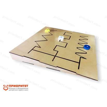 Тактильно-развивающая панель-лабиринт «Ручкам на пользу» с лабиринтами