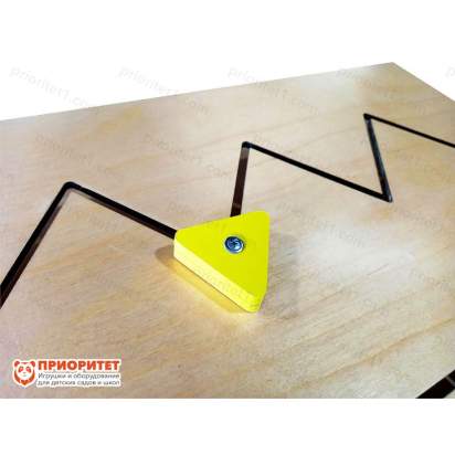 Тактильно-развивающая панель-лабиринт «Ручкам на пользу» из дерева