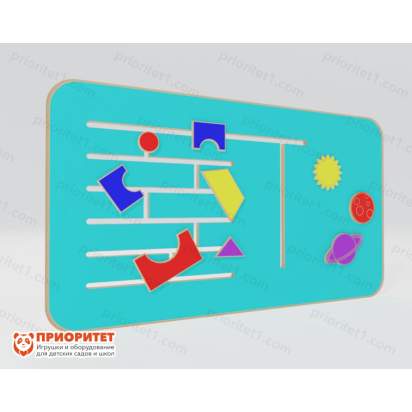 Дидактическая панель «Собери ракету» для детей