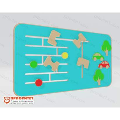 Дидактическая панель «Собери светофор» для детей