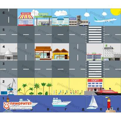 Поле для многофункционального поля На берегу моря 105х90