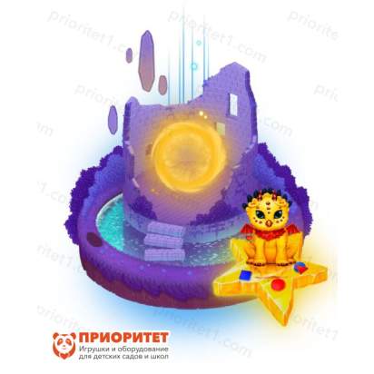 ПО для интерактивного пола Magium «Остров Речезаврика» общий вид