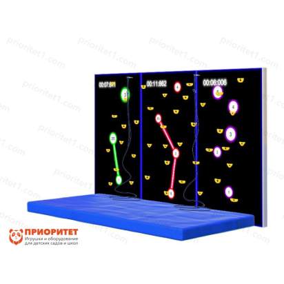 ПО для интерактивного скалодрома «Спортивный режим» общий вид