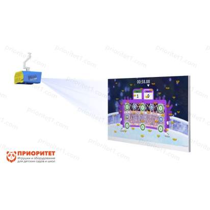 ПО для интерактивного скалодрома «Интерактивный физкультурный комплекс» общий вид