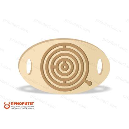 Тактильно-развивающая панель-лабиринт «Окружности»