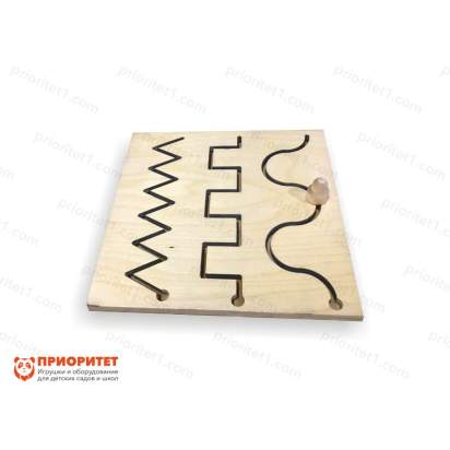 Тактильно-развивающая панель-лабиринт «Дорожки»