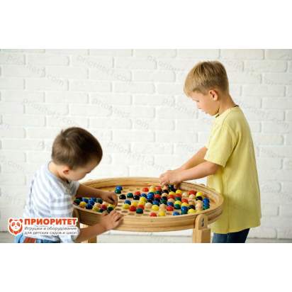 Игровой стол-мозаика для сенсорной комнаты узор из шариков