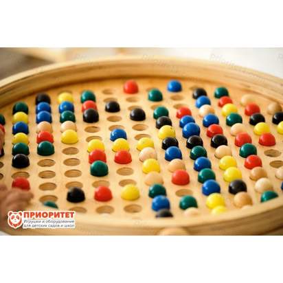 Игровой стол-мозаика для сенсорной комнаты разноцветные шарики