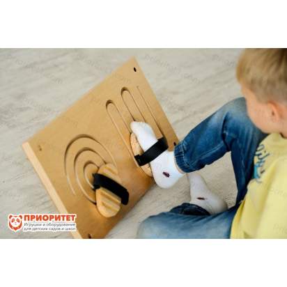 рисуем ногами воронка и волна вид сбоку