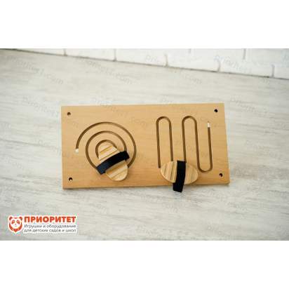 Рисуем ногами воронка и волна общий вид